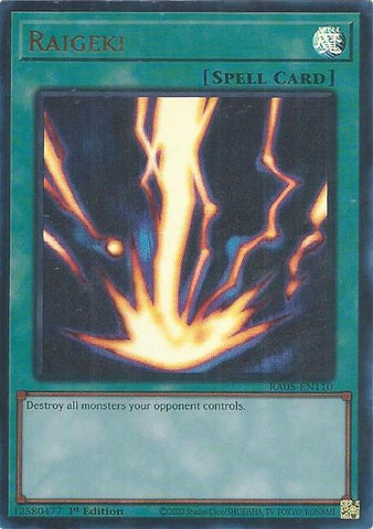 Image for Raigeki (Ultra Rare) (RA05-EN110) (RA05) - YuGiOh
