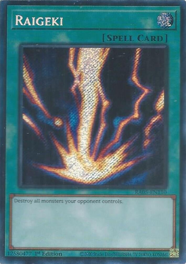Image for Raigeki (Secret Rare) (RA05-EN110) (RA05) - YuGiOh