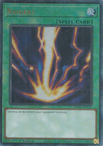 Image for Raigeki (Ultimate Rare) (RA05-EN110) (RA05) - YuGiOh