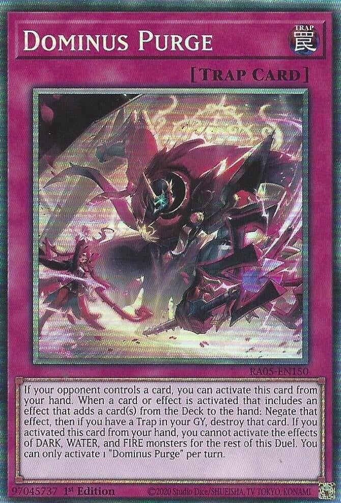 Image for Dominus Purge (Collector's Rare) (RA05-EN150) (RA05) - YuGiOh