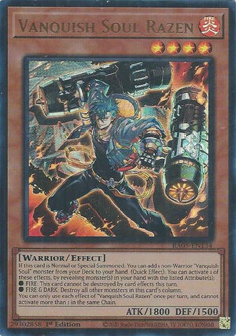 Image for Vanquish Soul Razen (Ultra Rare) (RA05-EN134) (RA05) - YuGiOh