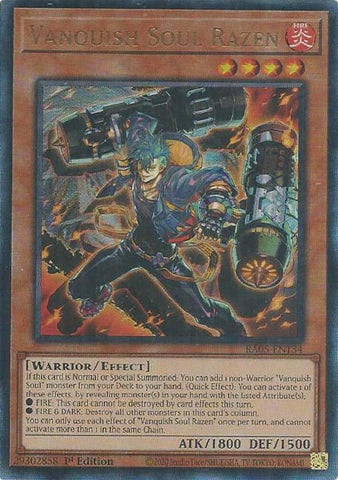 Image for Vanquish Soul Razen (Ultimate Rare) (RA05-EN134) (RA05) - YuGiOh