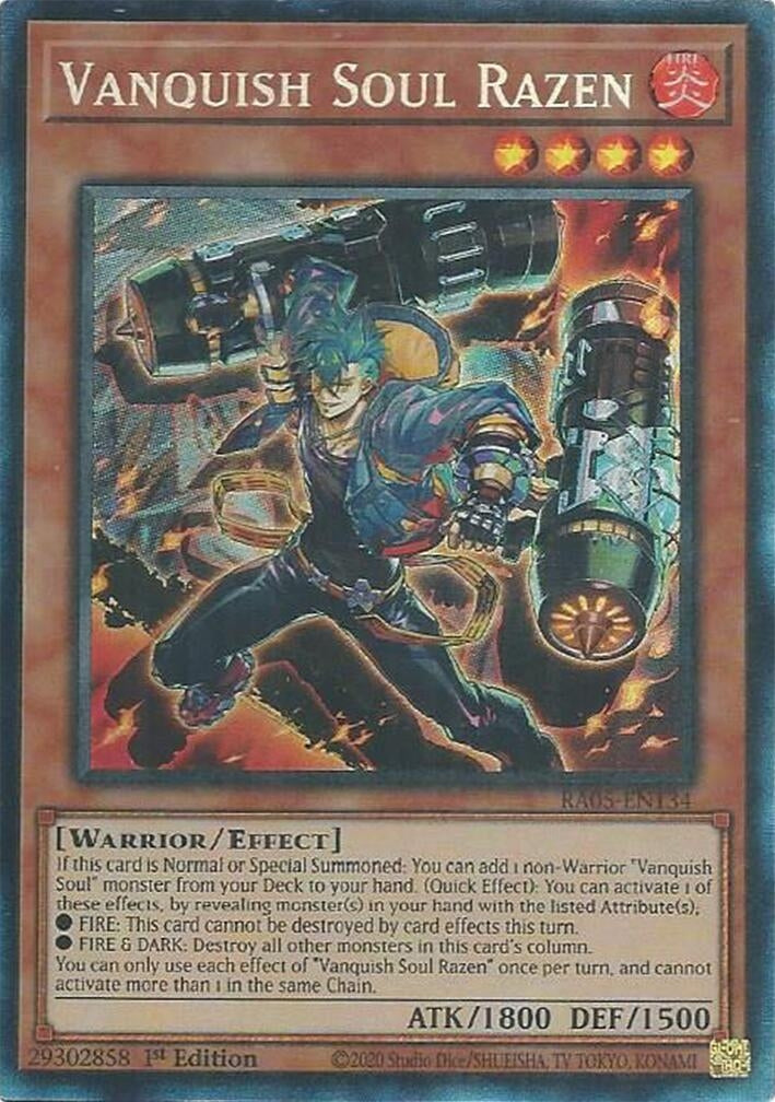 Image for Vanquish Soul Razen (Collector's Rare) (RA05-EN134) (RA05) - YuGiOh