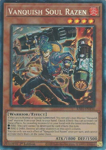 Image for Vanquish Soul Razen (Collector's Rare) (RA05-EN134) (RA05) - YuGiOh