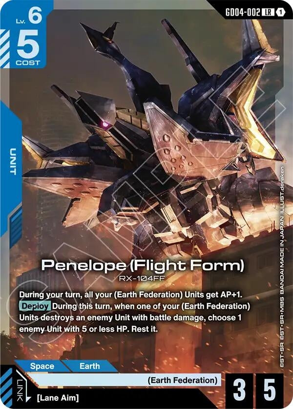 Image for Penelope (Flight Form) (GD04-002) (GD04) - Gundam Card Game