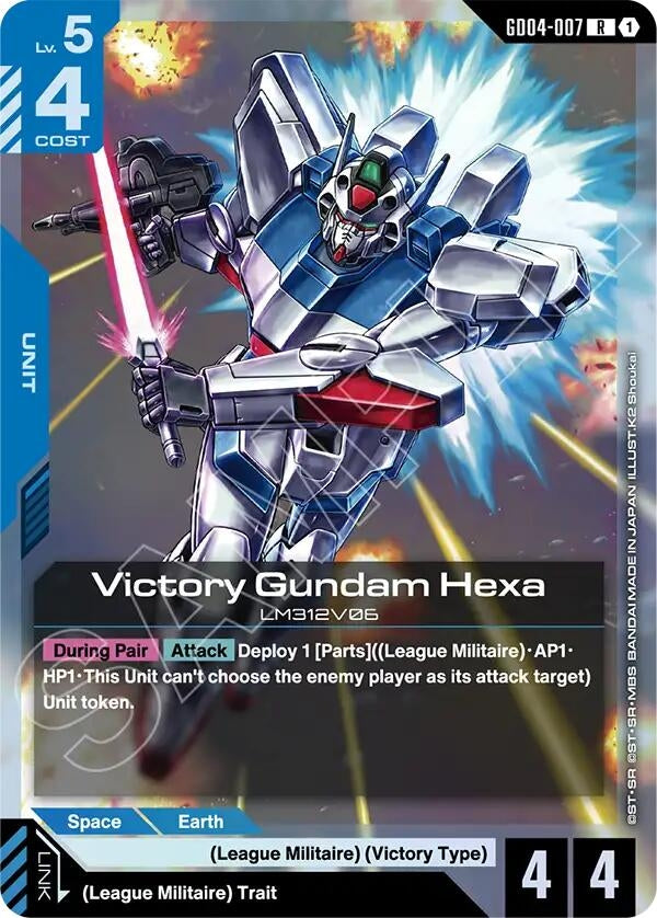 Image for Victory Gundam Hexa (GD04-007) (GD04) - Gundam Card Game