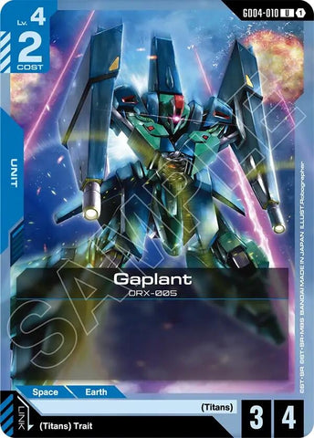 Image for Gaplant (GD04-010) (GD04) - Gundam Card Game
