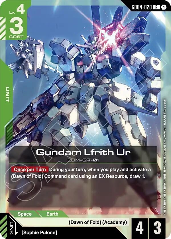 Image for Gundam Lfrith Ur (GD04-020) (GD04) - Gundam Card Game