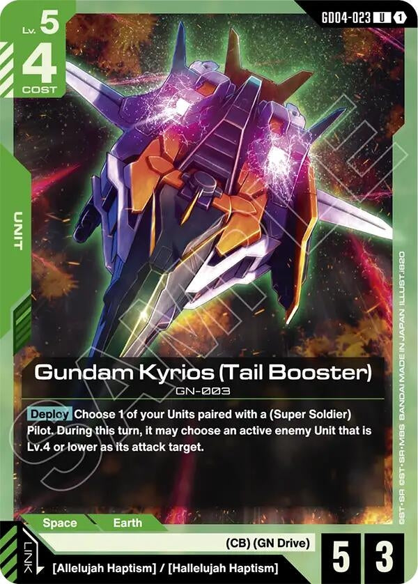 Image for Gundam Kyrios (Tail Booster) (GD04-023) (GD04) - Gundam Card Game