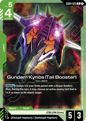 Image for Gundam Kyrios (Tail Booster) (GD04-023) (GD04) - Gundam Card Game