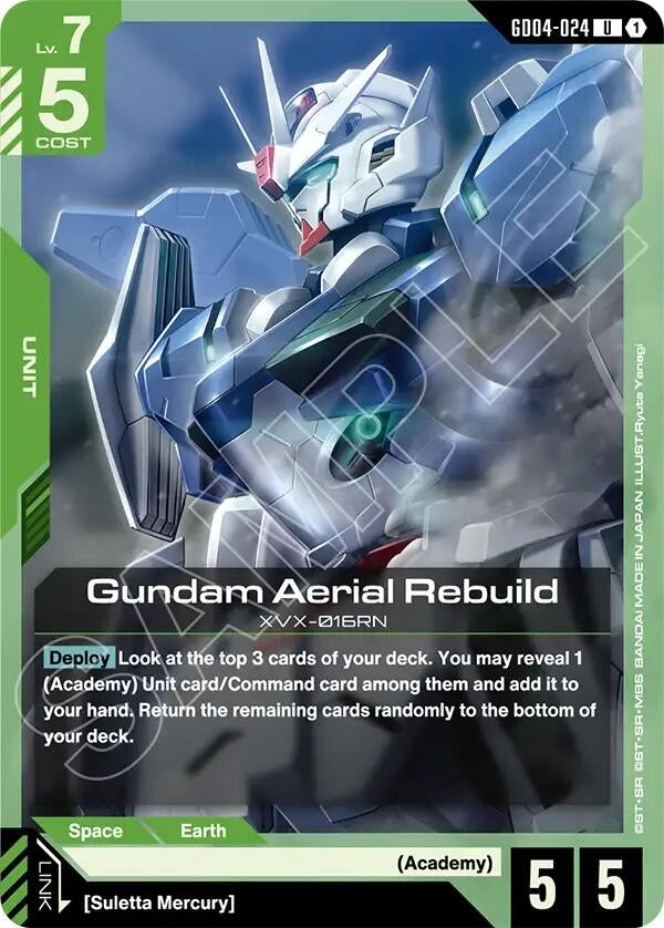 Image for Gundam Aerial Rebuild (GD04-024) (GD04) - Gundam Card Game