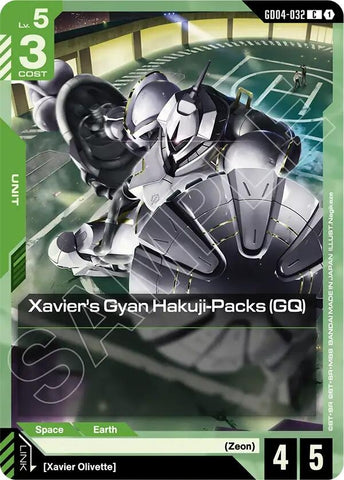 Image for Xavier's Gyan Hakuji-Packs (GQ) (GD04-032) (GD04) - Gundam Card Game