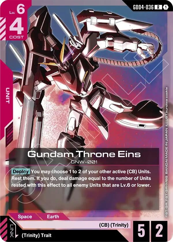 Image for Gundam Throne Eins (GD04-036) (GD04) - Gundam Card Game