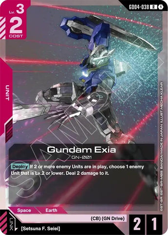 Image for Gundam Exia (GD04-038) (GD04-038) (GD04) - Gundam Card Game