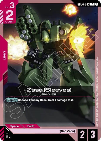 Image for Zssa (Sleeves) (GD04-043) (GD04) - Gundam Card Game