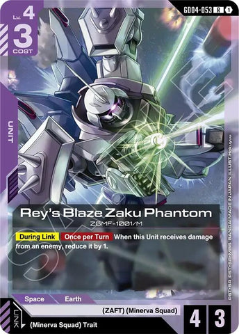 Image for Rey's Blaze Zaku Phantom (GD04-053) (GD04) - Gundam Card Game