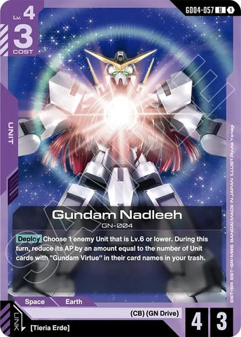 Image for Gundam Nadleeh (GD04-057) (GD04) - Gundam Card Game