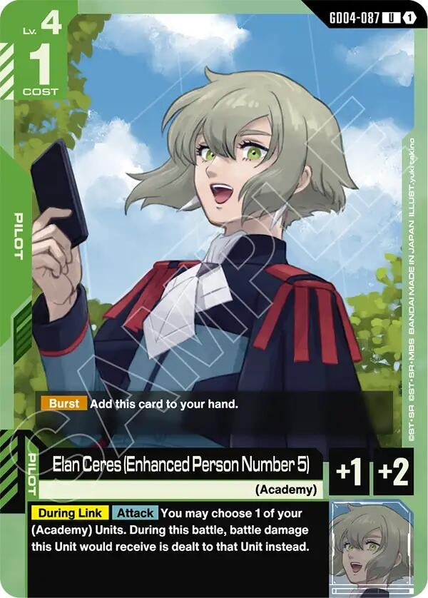 Image for Elan Ceres (Enhanced Person Number 5) (GD04-087) (GD04) - Gundam Card Game