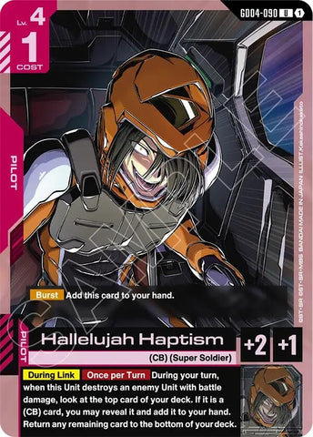 Image for Hallelujah Haptism (GD04-090) (GD04) - Gundam Card Game