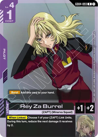 Image for Rey Za Burrel (GD04-093) (GD04) - Gundam Card Game
