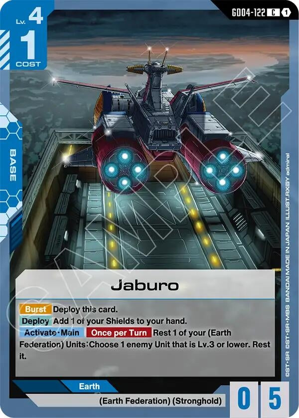 Image for Jaburo (GD04-122) (GD04) - Gundam Card Game