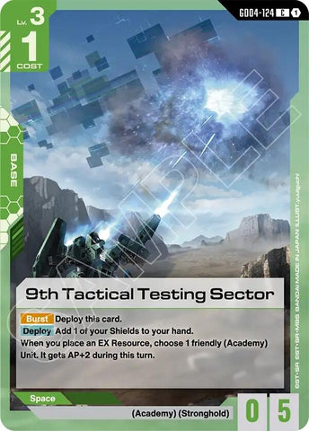 Image for 9th Tactical Testing Sector (GD04-124) (GD04) - Gundam Card Game