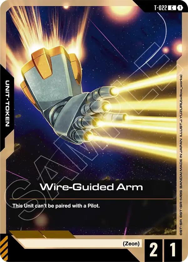 Image for Wire-Guided Arm (T-022) (GD04) - Gundam Card Game
