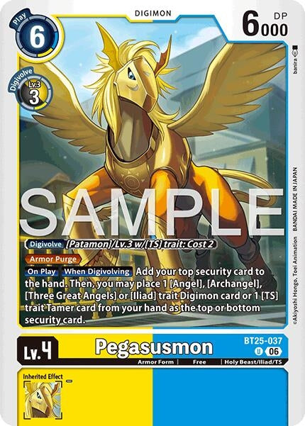 Image for Pegasusmon (BT25-037 U) (BT-25) - Digimon Card Game