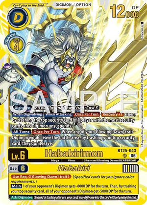 Image for Habakirimon // Habakiri (BT25-043 UR) (BT-25) - Digimon Card Game