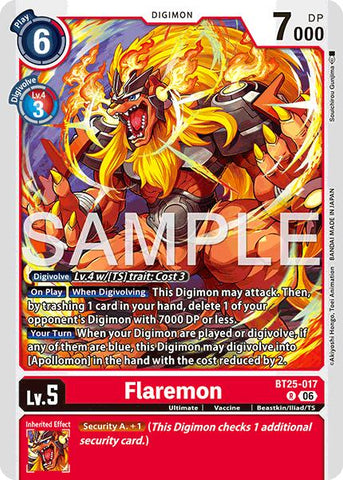 Flaremon [BT25-017] [Double révolution]