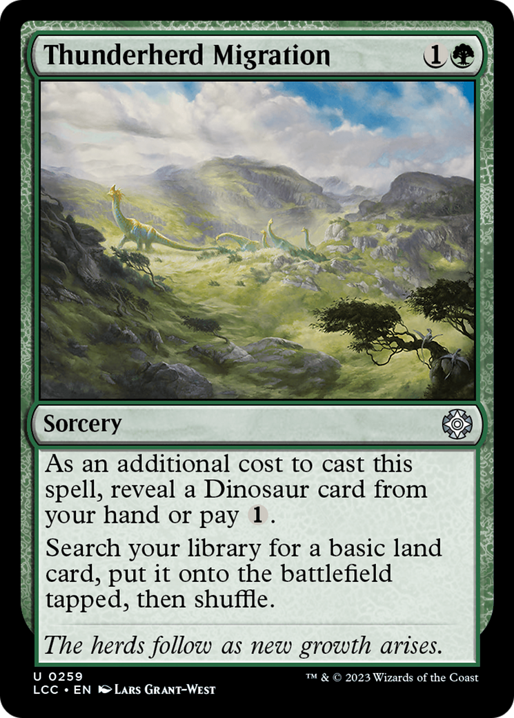 Migration du troupeau-tonnerre [Commander Les Cavernes Oubliées d'Ixalan]