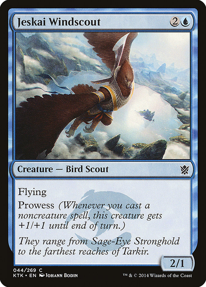 Éclaireur des vents jeskai [Khans de Tarkir]