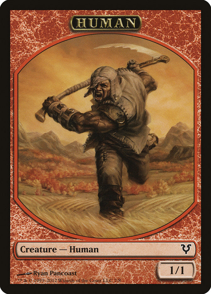 Jeton Humain (7/8) [Jetons d'Avacyn Ressuscité]