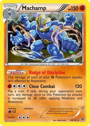 Machamp (49/101) (Holo Cosmos) [Negro y Blanco: Plasma Blast]
