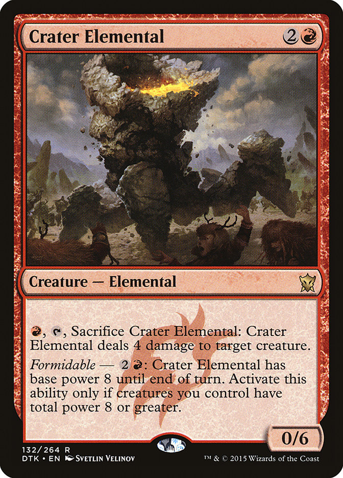 Elemental del Cráter [Dragones de Tarkir]