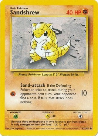Sandshrew (62/102) [Set Básico Ilimitado]