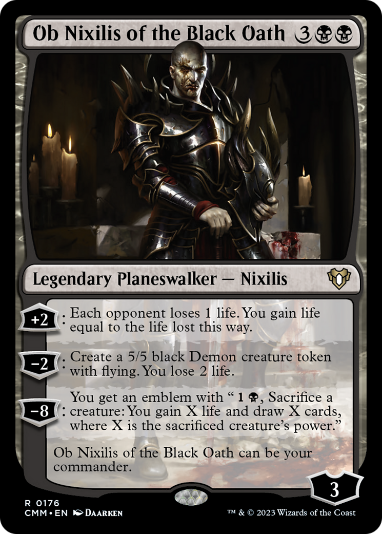Ob Nixilis du Serment noir [Commander Masters]