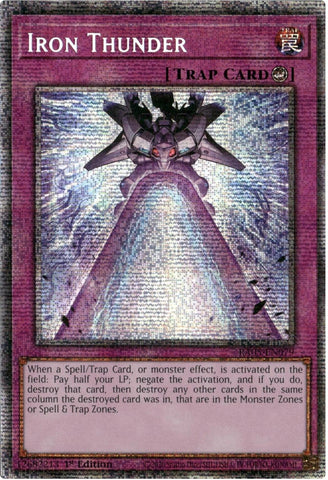 Image for Iron Thunder (Starlight Rare) (RA05-EN079) (RA05) - YuGiOh