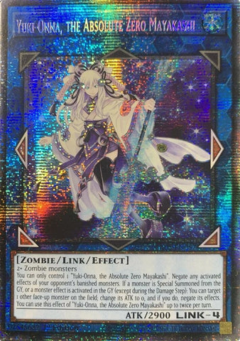 Image for Yuki-Onna, the Absolute Zero Mayakashi (Starlight Rare) (RA05-EN057) (RA05) - YuGiOh