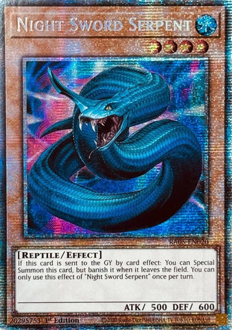 Image for Night Sword Serpent (Starlight Rare) (RA05-EN020) (RA05) - YuGiOh