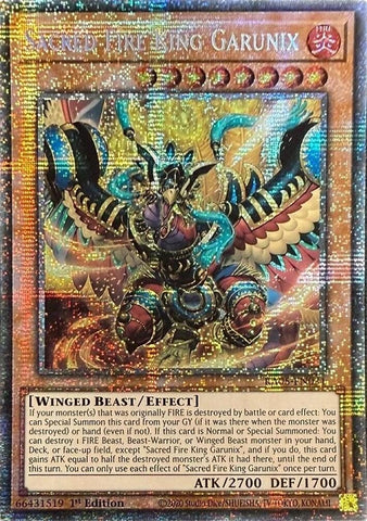 Image for Sacred Fire King Garunix (Starlight Rare) (RA05-EN031) (RA05) - YuGiOh