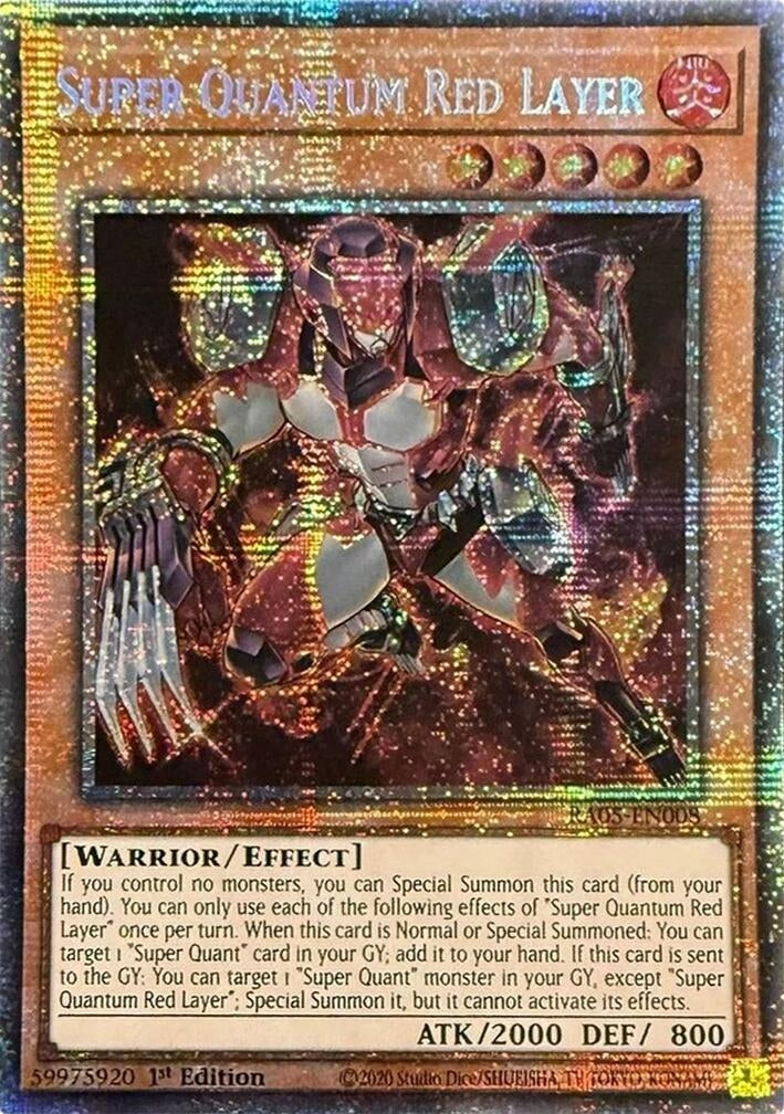 Image for Super Quantum Red Layer (Starlight Rare) (RA05-EN008) (RA05) - YuGiOh