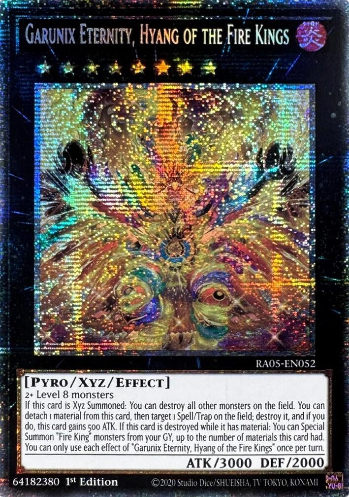 Image for Garunix Eternity, Hyang of the Fire Kings (Starlight Rare) (RA05-EN052) (RA05) - YuGiOh