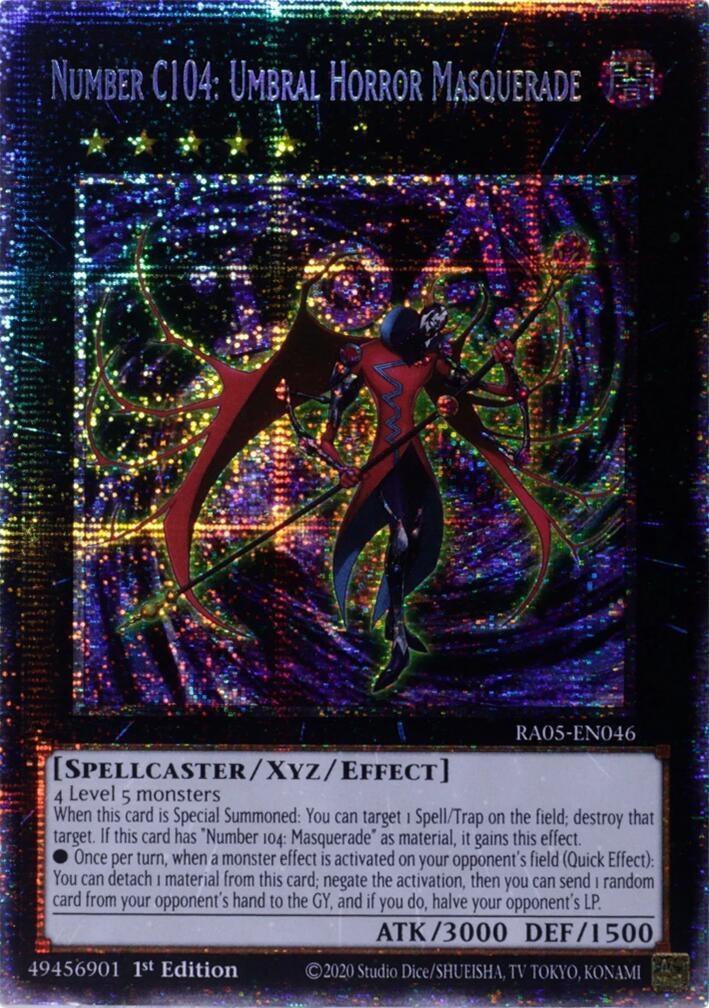 Image for Number C104: Umbral Horror Masquerade (Starlight Rare) (RA05-EN046) (RA05) - YuGiOh