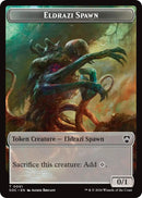 Jeton double face Engendrement eldrazi // Ver [Jetons Commander Les secrets de Strixhaven]