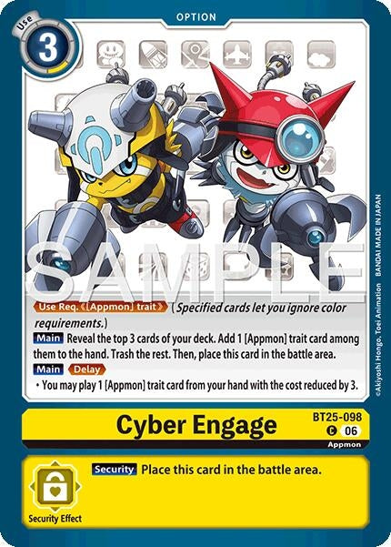 Image for Cyber Engage (BT25-098 C) (BT-25) - Digimon Card Game