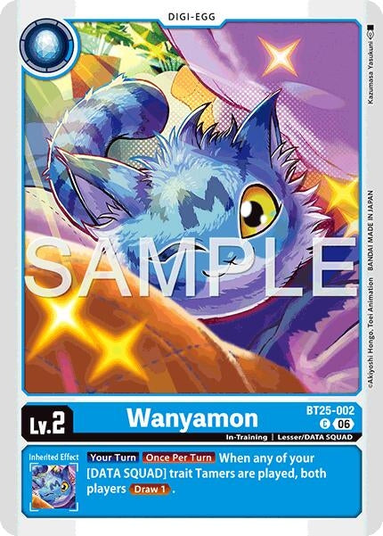 Image for Wanyamon (BT25-002 C) (BT-25) - Digimon Card Game