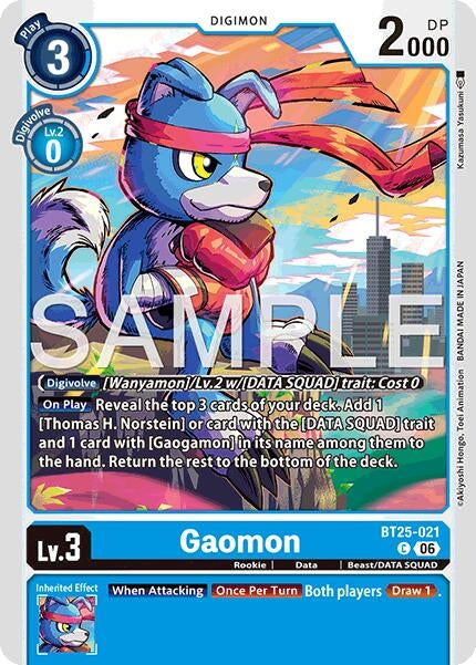 Image for Gaomon (BT25-021 C) (BT-25) - Digimon Card Game