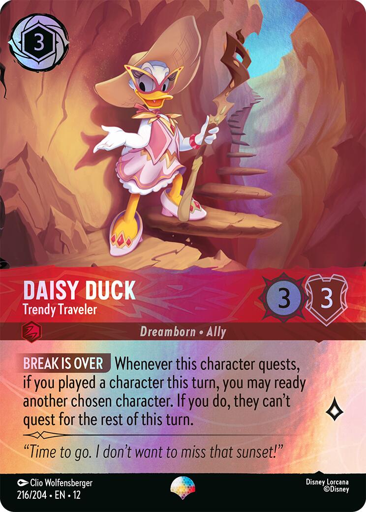 Daisy Duck - Voyageuse branchée (Épique) (216/204) [Terres Inconnues]