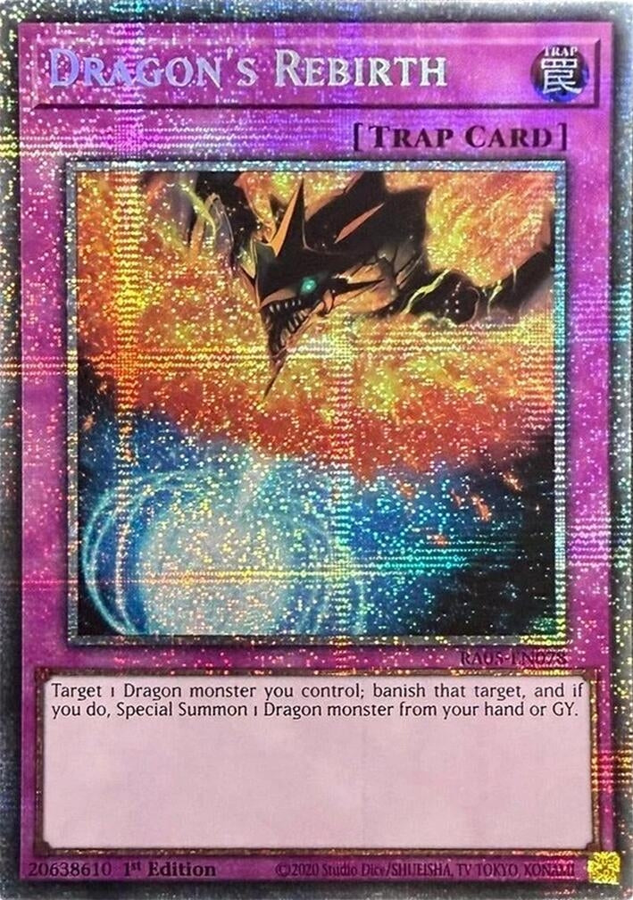 Image for Dragon's Rebirth (Starlight Rare) (RA05-EN078) (RA05) - YuGiOh